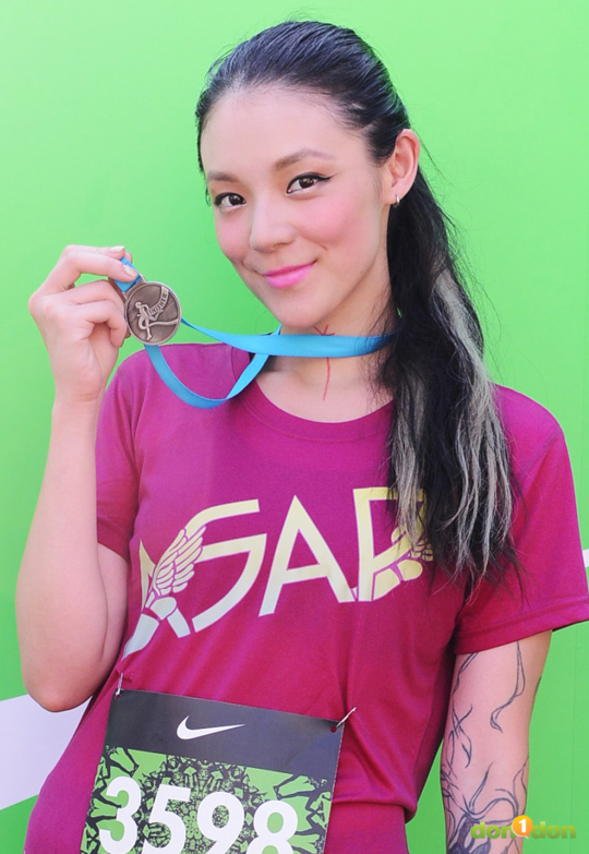 07-藝人歐陽靖今年再次參加Nike女生路跑，鼓勵所有女生動起來，用實踐行動改變自我