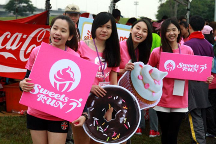 07 Sweets Run吸引許多喜愛甜點的女性跑友，愛美食、要健康。_副本