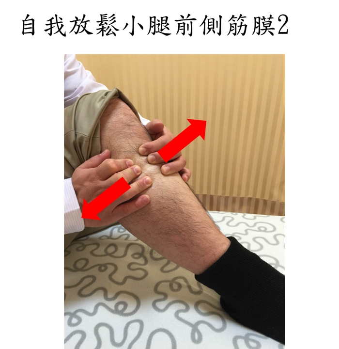 圖片4自我放鬆小腿前側筋膜2