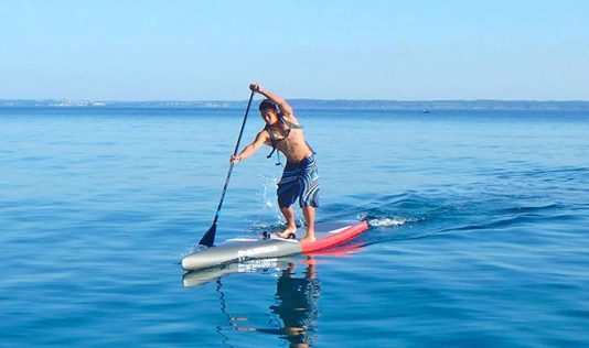 鐵人冬季探險去 SUP立槳划起來