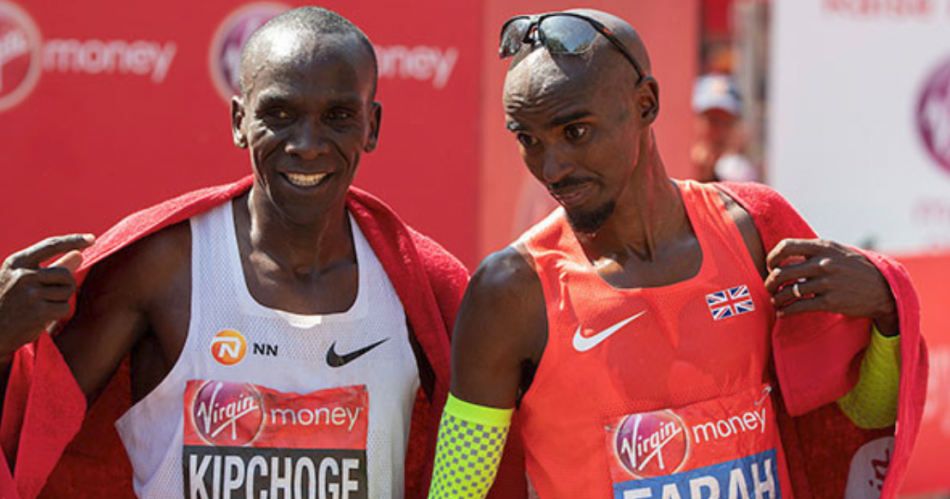 大家都非常期待 Eliud Kipchoge和 Mo Farah 的頂尖對決。