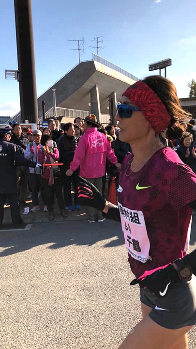 謝千鶴在2019年大阪女子馬拉松以2小時40分41秒突破個人最佳成績。圖片來源:謝千鶴