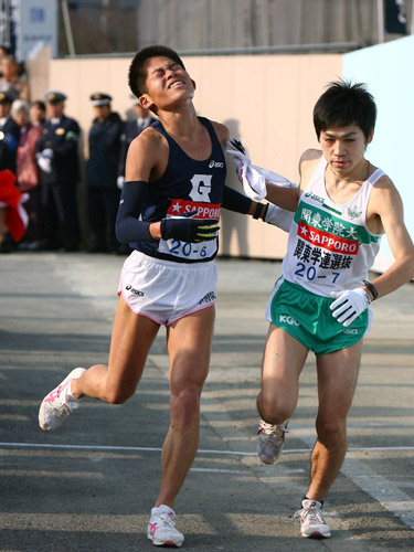 川內優輝最後成為學習院大學首位箱根跑者 照片來源