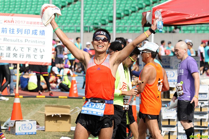 挑戰另類馬拉松接力賽的林岳岡，今年也要跑出更好的成績