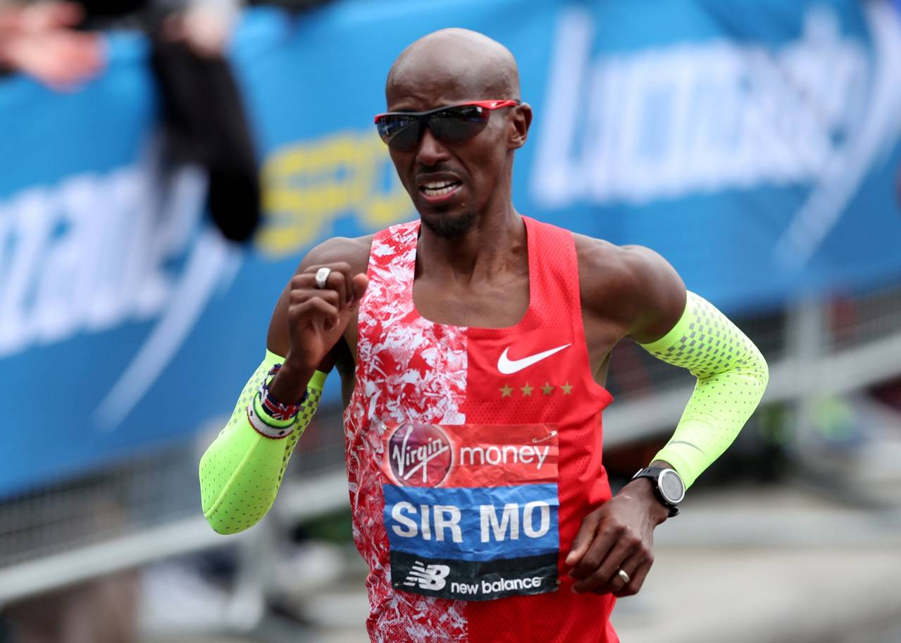 競賽中最受矚目的MO FARAH，也以02:05:39成績奪下第五名