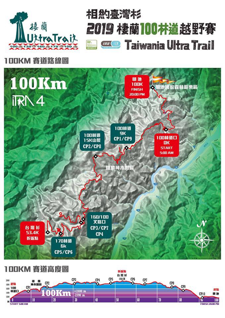 官網提供高度圖與路線表