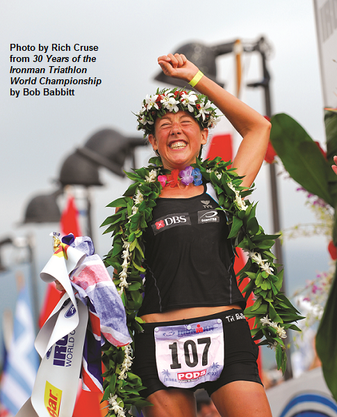 2007年Chrissie Wellington以新人之姿在Kona得到勝利。