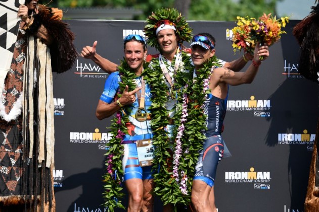 Timothy O'Donnell 在2015年Ironman世界錦標賽上，得到第三名。圖片來源。