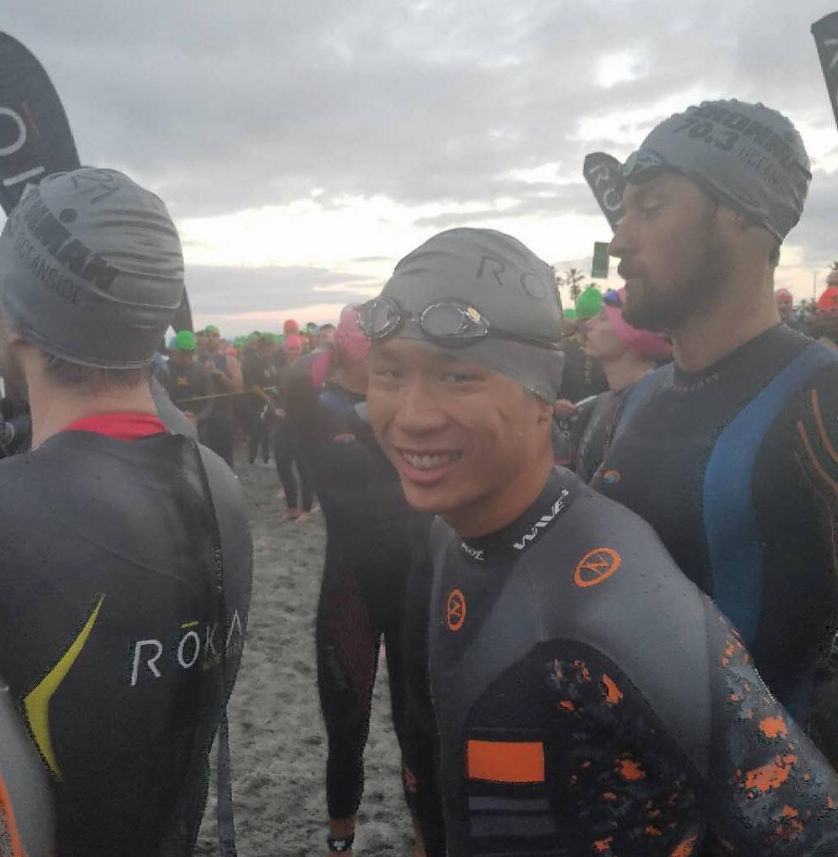 蕭昱參加 IRONMAN 70.3 St.Geroge Utah北美錦標賽，最終就以4小時02分23秒的成績奪下職業男子組第12名。