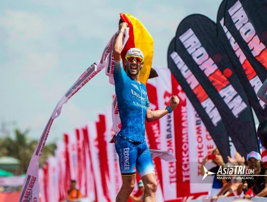 Patrick Lange在2019 IRONMAN70.3 VIETNAM拿到勝利。