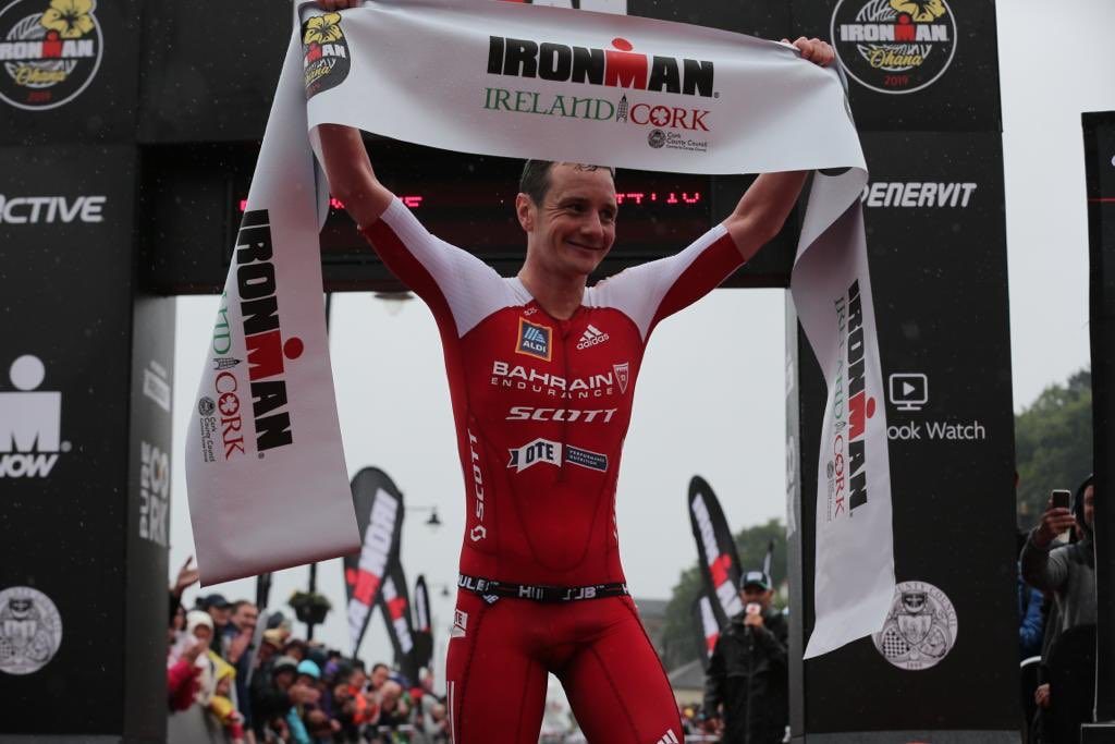 Alistair Brownlee7小時49分20秒拿下IRONMAN Cork的冠軍。圖片來源。