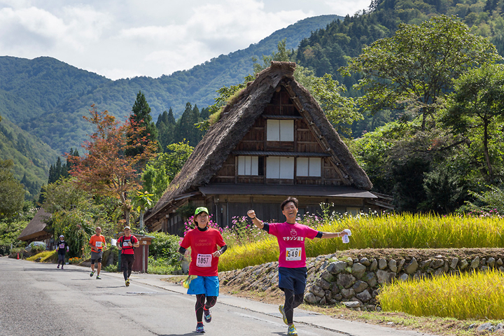 白山白川馬拉松是所有地質公園系列中，唯一可同時飽覽世界遺產與地質公園秀麗秀風景的賽事