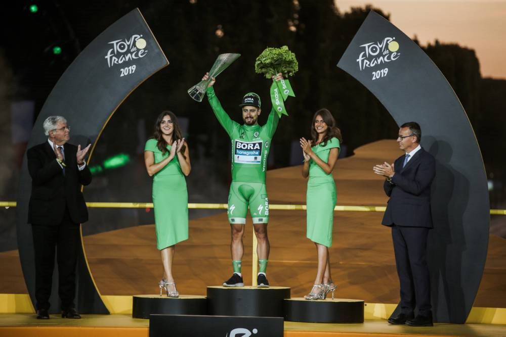 Peter Sagan 拿下 2019 環法賽綠衫（圖片來源：Tour de France Official Website）