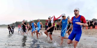 2019 IRONMAN Taiwan適逢5周年，重回到美麗的嵵裡沙灘開賽。