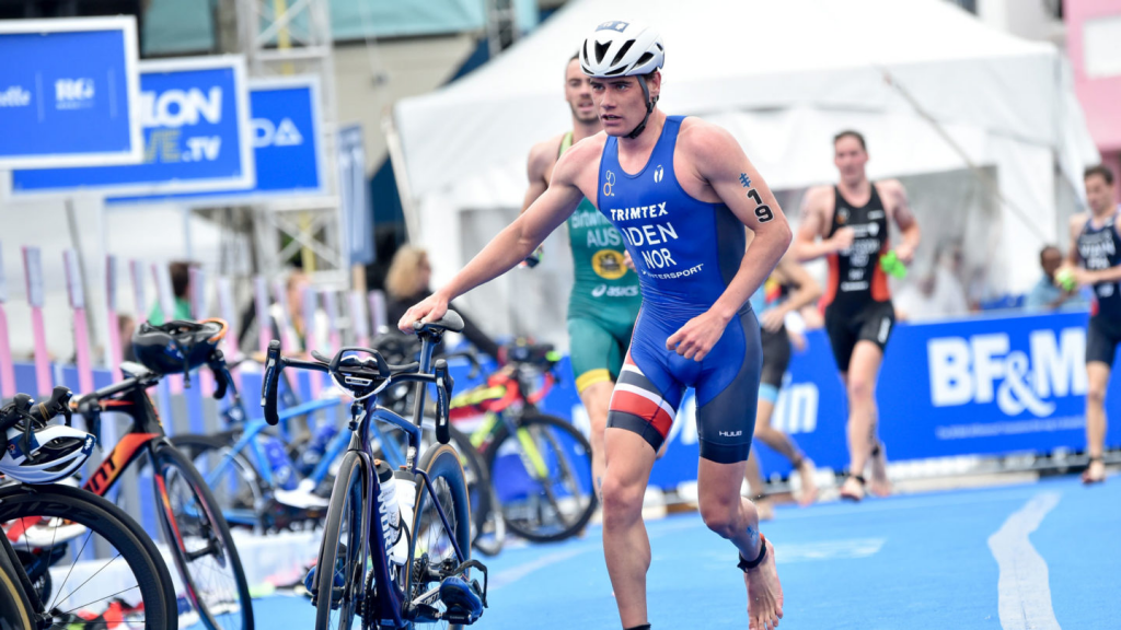 Gustav Iden: WTS 百慕達站（圖片來源：Janos Schmidt/ Triathlon.org）