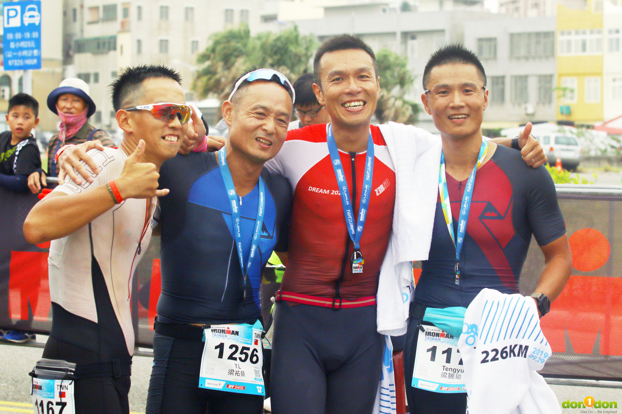 IRONMAN TAIWAN 終點線後，DREAM 2020開花結果。