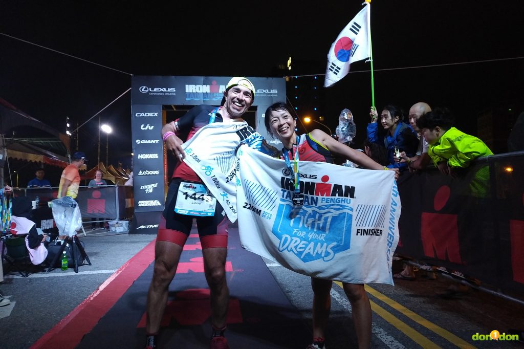 2020年4月12日，IRONMAN TAIWAN見。