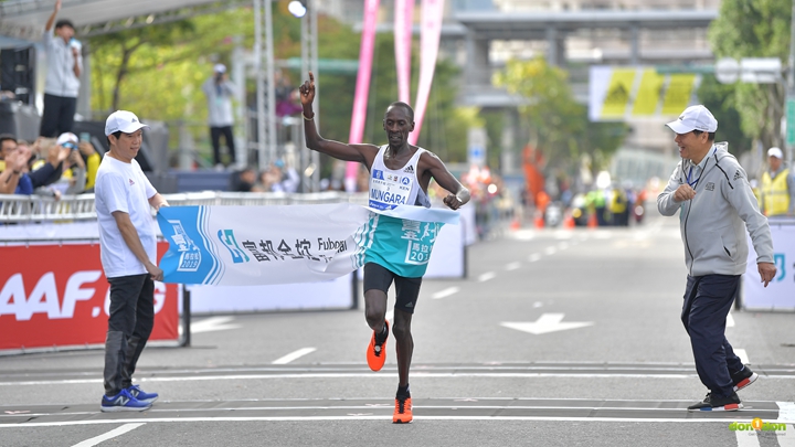 奪下優勝的國際選手 Kenneth Mburu MUNGARA