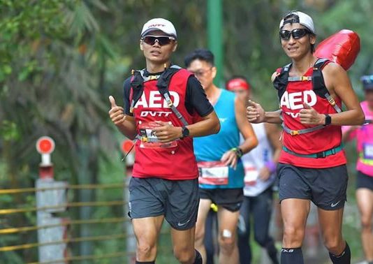 DVTT AED RUNNER 全心努力 守護賽道安全