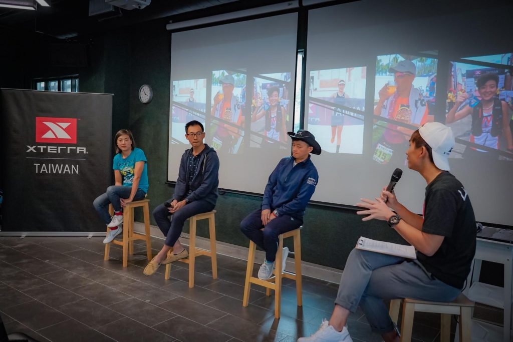 汪旖文、Chris、蕾哥從不同的角度陳述越野鐵人的有趣之處（圖片來源：XTERRA Taiwan）
