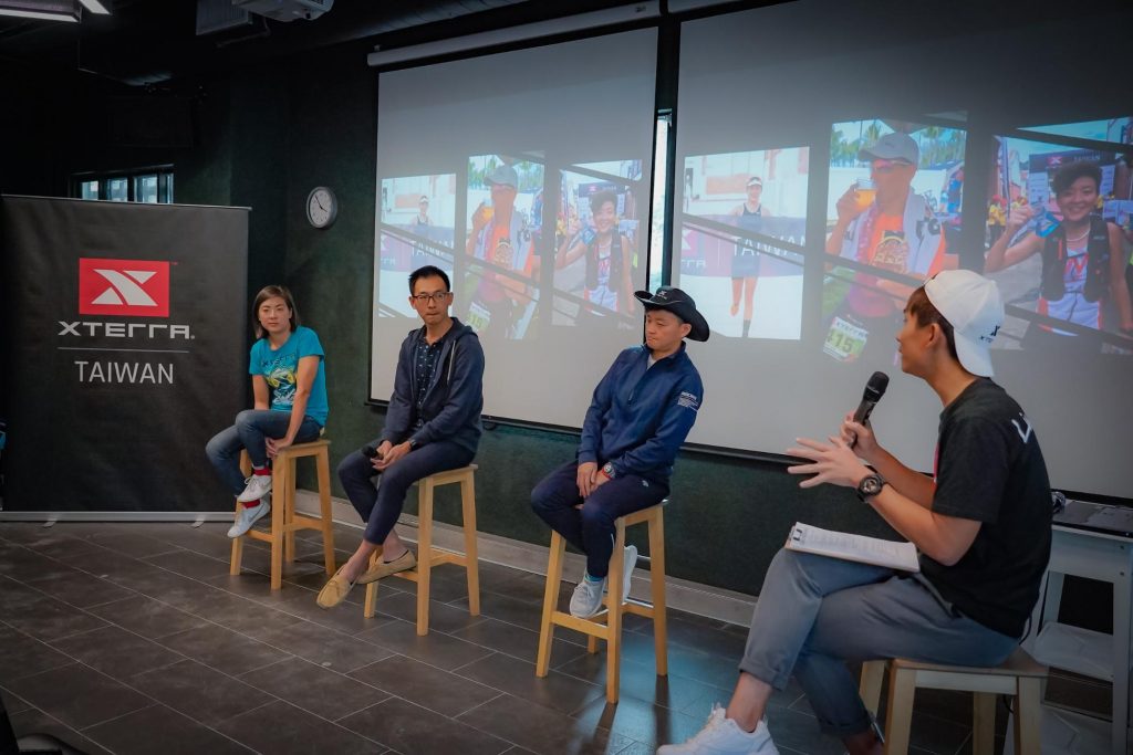 汪旖文、Chris、蕾哥從不同的角度陳述越野鐵人的有趣之處(圖片來源:XTERRA Taiwan)