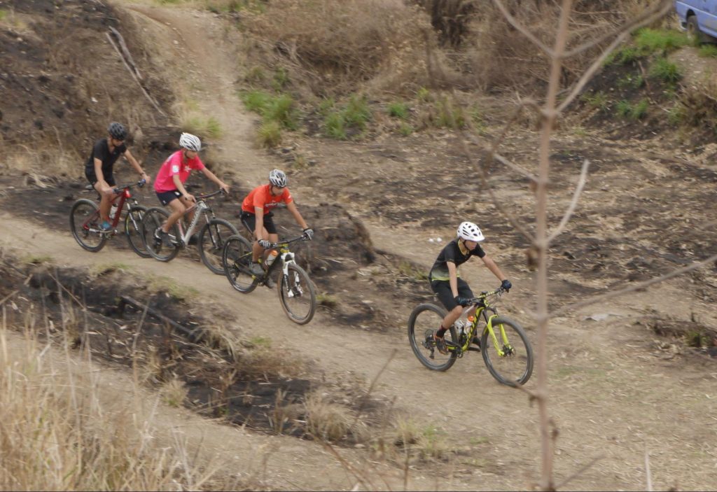 林園自由車隊於大坪頂登山車場練習（圖片來源：KAVULUNGAN Cycling）