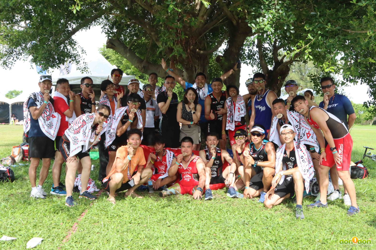 2020年九月與愛運動動無礙團隊們一起完成了 IRONMAN 70.3 Taitung 接力賽。