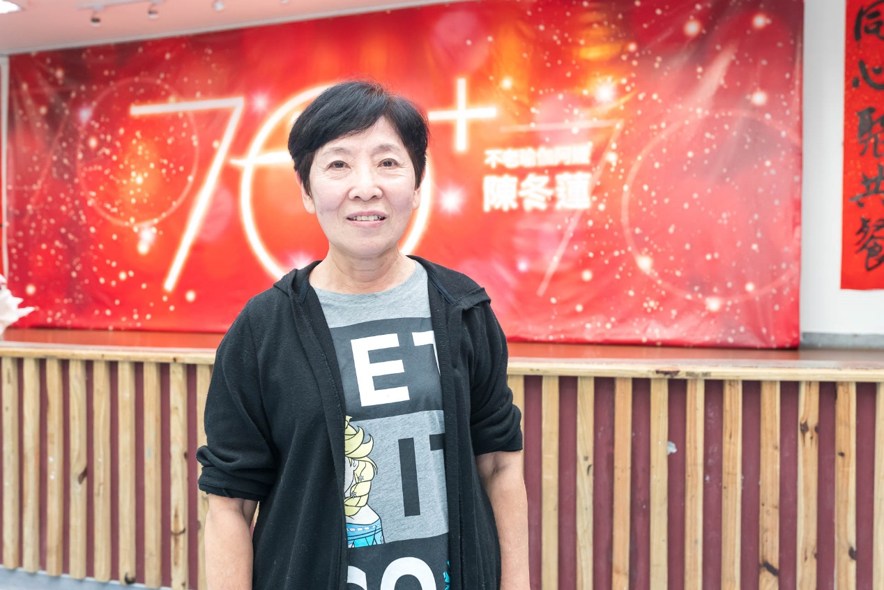 史經承大姐是冬蓮姐大嫂，藉跳舞等運動保持好氣色，也希望學瑜珈向冬蓮姐看齊。（圖片提供：弘點全球顧問有限公司）