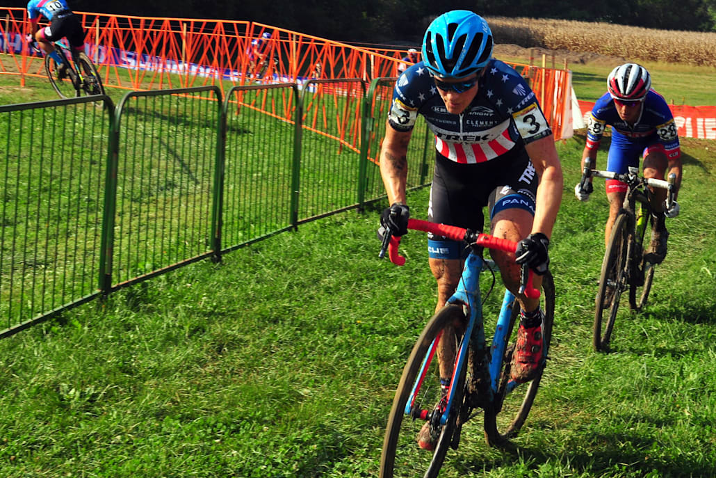 Katie Compton at the 2016 Jingle Cross race © FLICKR CC/MATT STEELE