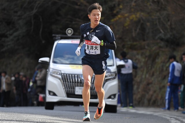 東洋大第五區代表 宮下隼人。圖片來源。