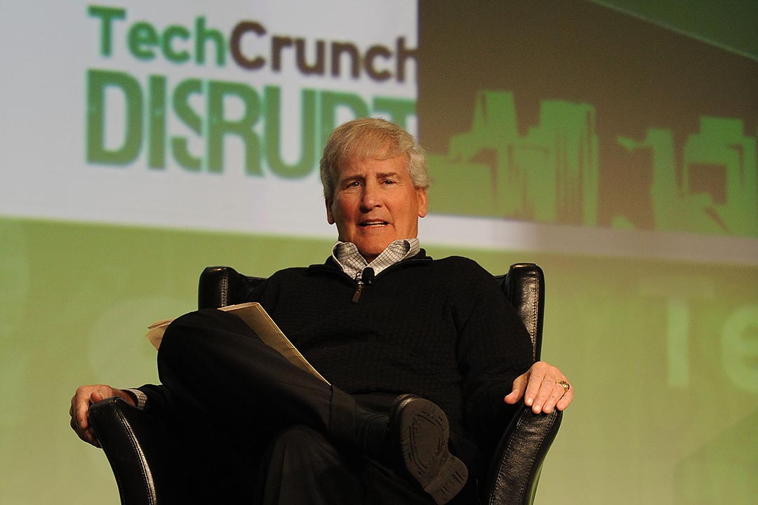 SAN FRANCISCO, CA - SEPTEMBER 10: Bill Campbell (Intuit) speaks at the Tech:Crunch Disrupt SF 2012 Conference on September 10, 2012 in San Francisco, California. (Photo by C Flanigan/Getty Images)