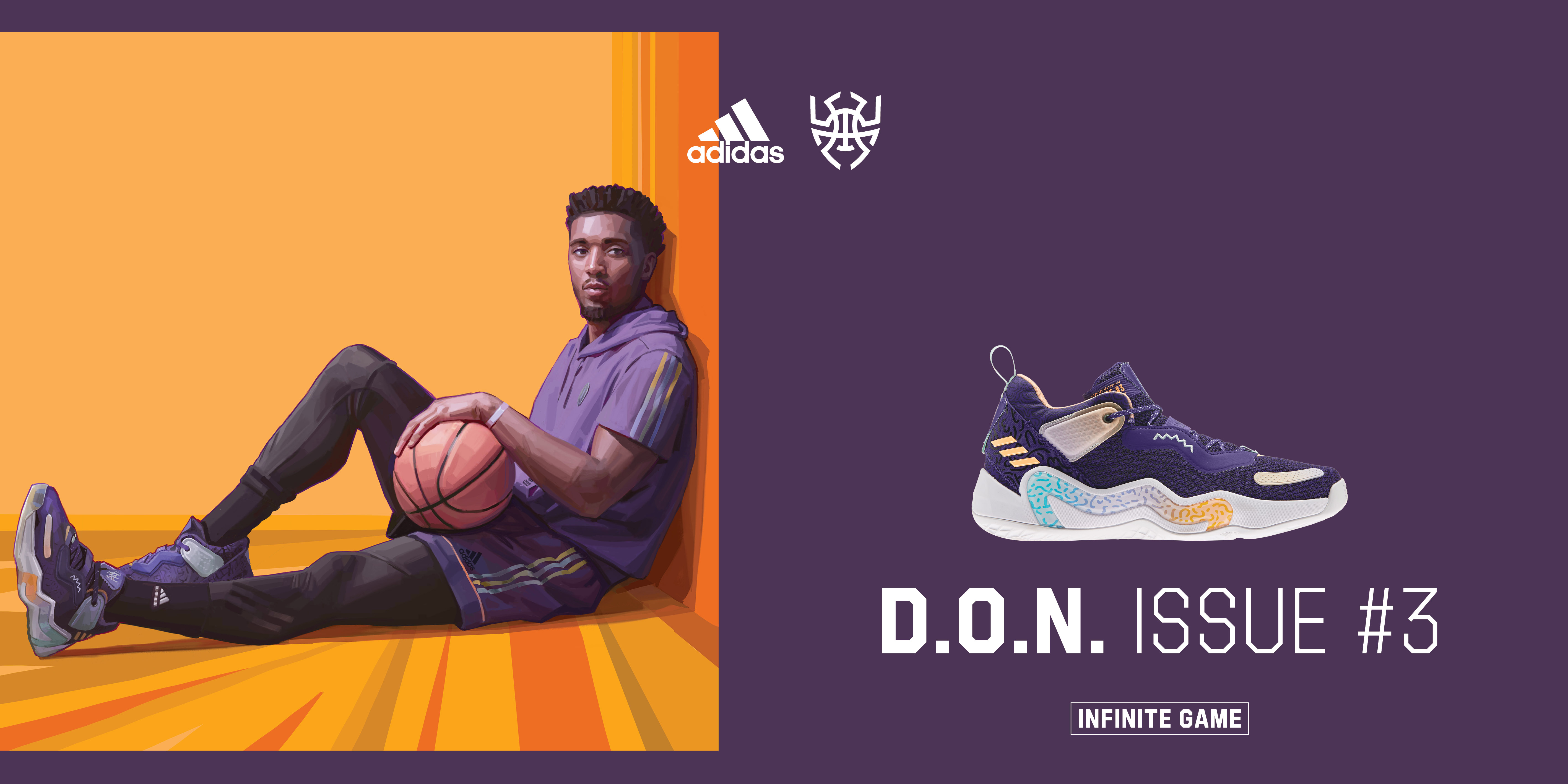 adidas於父親節前夕推出優惠活動，即日起至8月8日限時七天，今夏就買雙adidas-D.O.N.-Issue3送給爸爸，助爸爸再展帥氣MAN-POWER（圖：adidas提供）