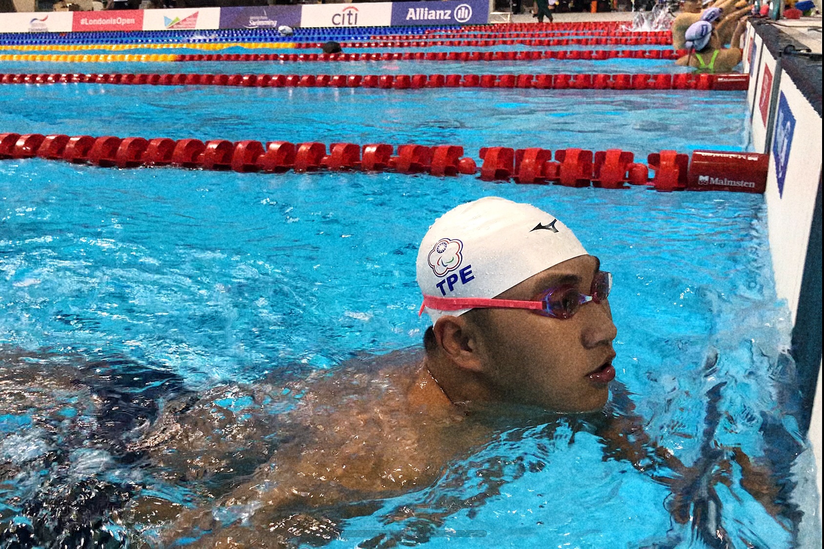 陳亮達將代表台灣出戰2020東京帕奧三個游泳項目。圖片來源：陳亮達