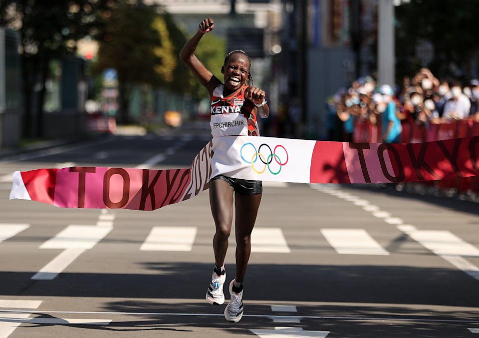 2020東京奧運女子冠軍 Peres Jepchirchir 。圖片來源