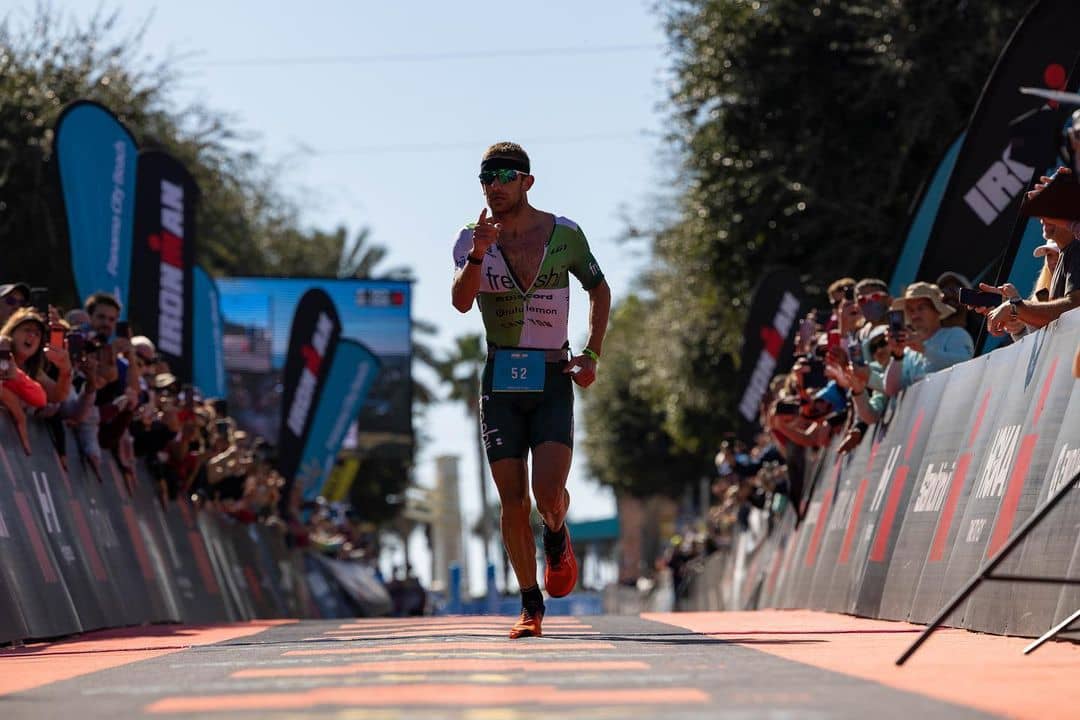 Lional Sanders 獲得 2021 IRONMAN Florida 亞軍，總成績 7 小時 48 分 50 秒。圖片來源：Lionel Sanders Instagram