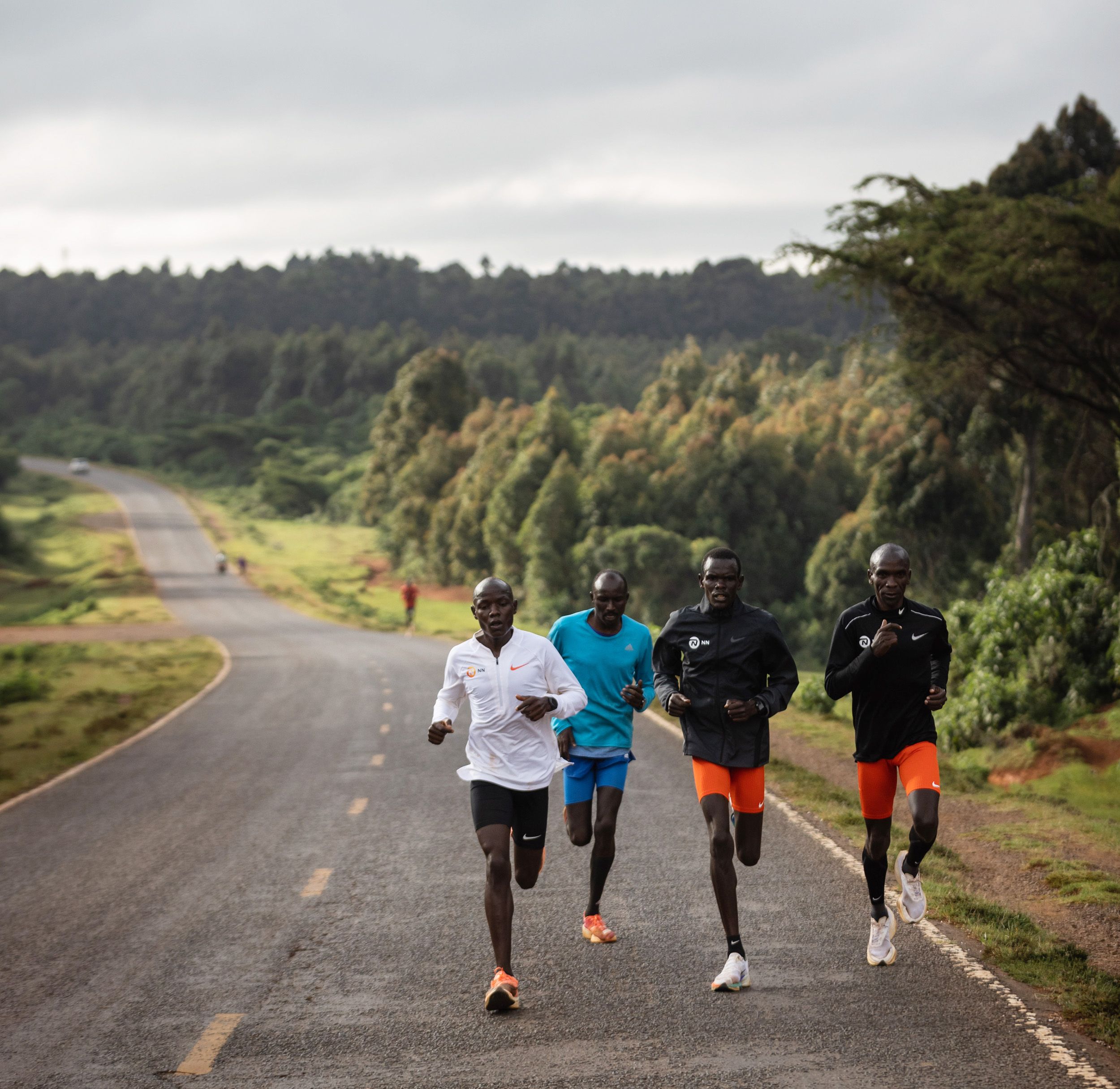 The NN Running Team on a training run (© Dan Vernon / NN Running Team)