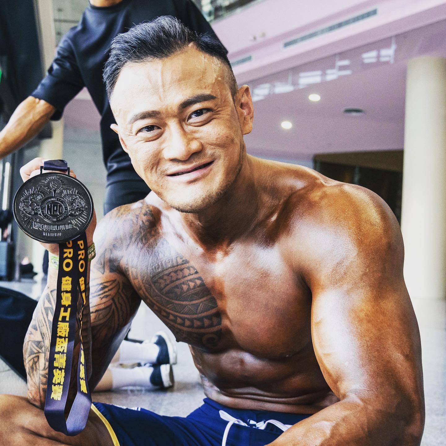 健美好手李丁龍榮獲2021 IFBB PRO健身工廠盃獎金賽第五名  照片提供STARFiSH Agent星予運動經紀