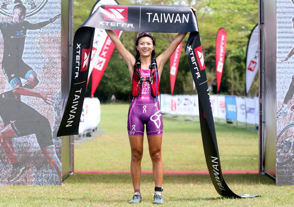 王千由拿下 2022 XTERRA TAIWAN 越野三項女子冠軍。圖片來源：XTERRA TAIWAN