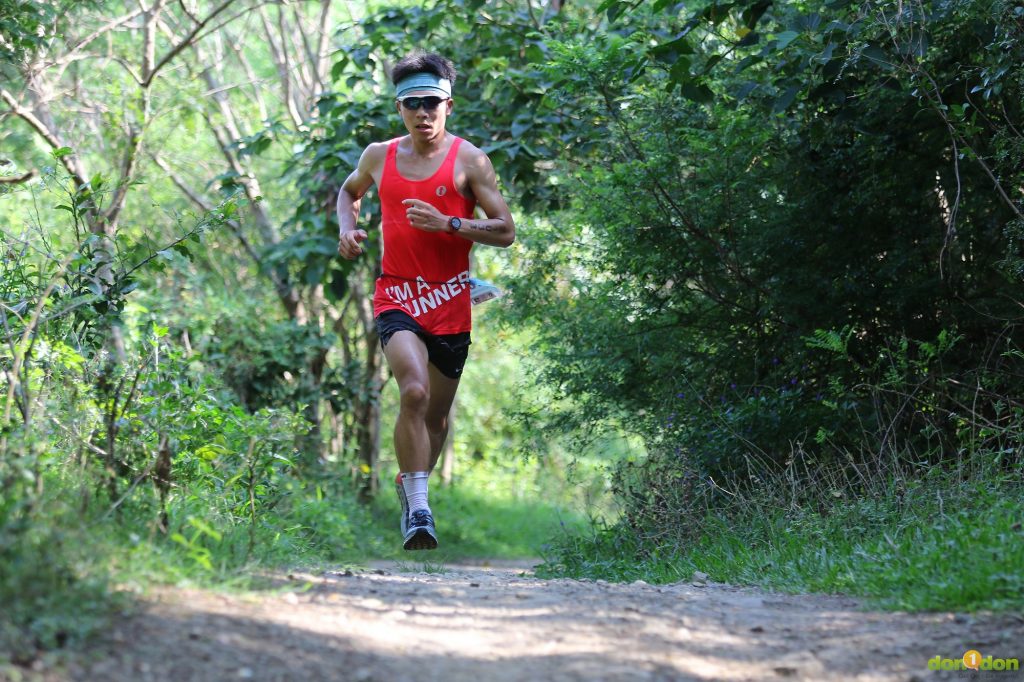 楊博智拿下 14K 公里男子組第三名，這次目標就是腳踝不要再扭到就好。