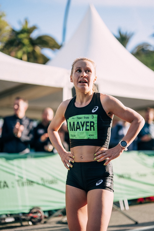 ASICS META TIME TRIALS 澳洲選手 Julia Mayer 跑出半馬新國家記錄