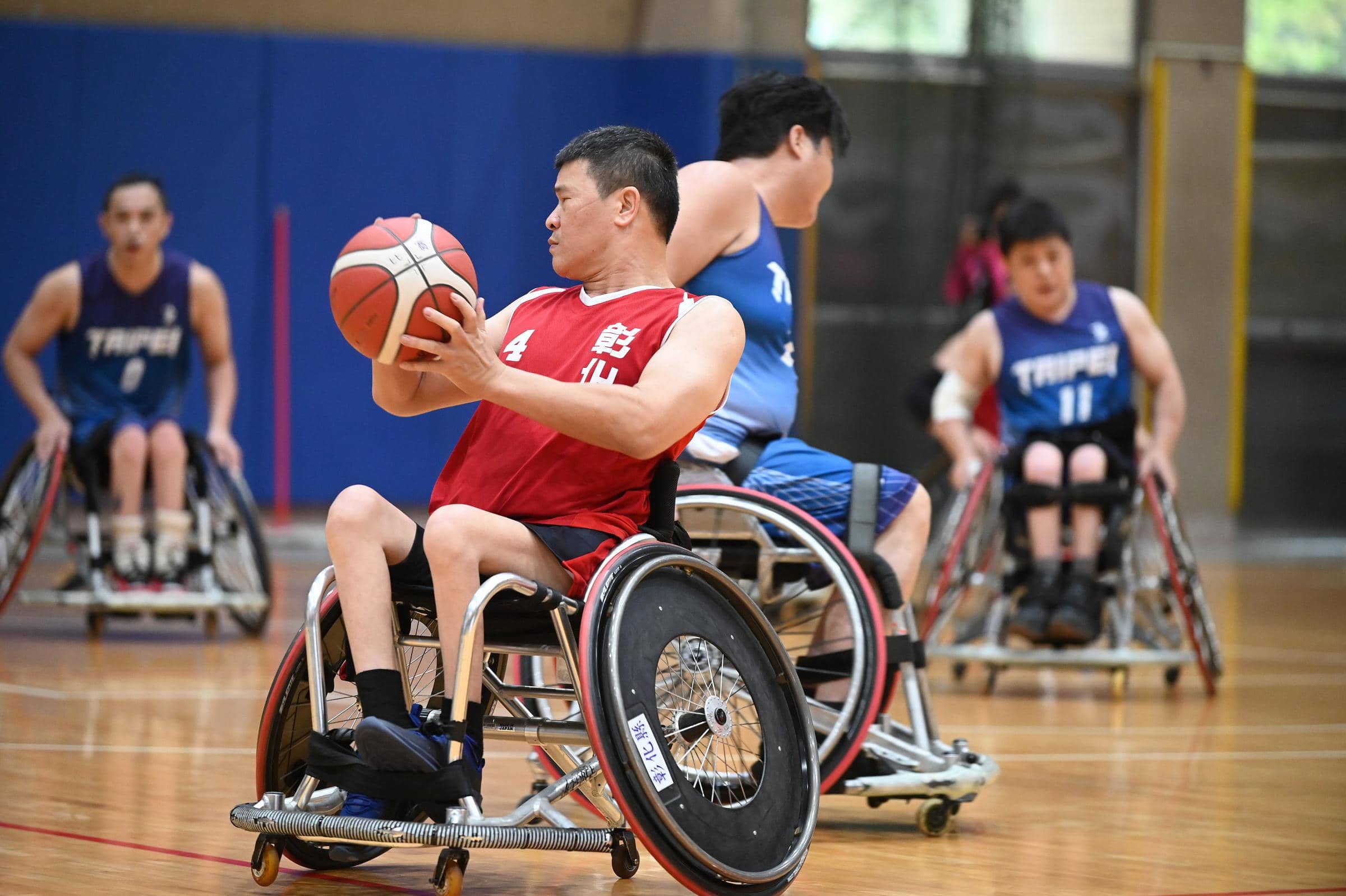 輪椅籃球。圖片來源：111年全國身心障礙國民運動會官網