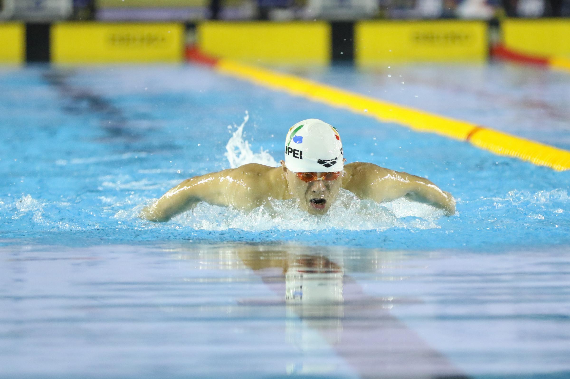 111年身障運游泳項目台北市選手黃清璿。（圖片來源：全國身心障礙國民運動會官方網站）