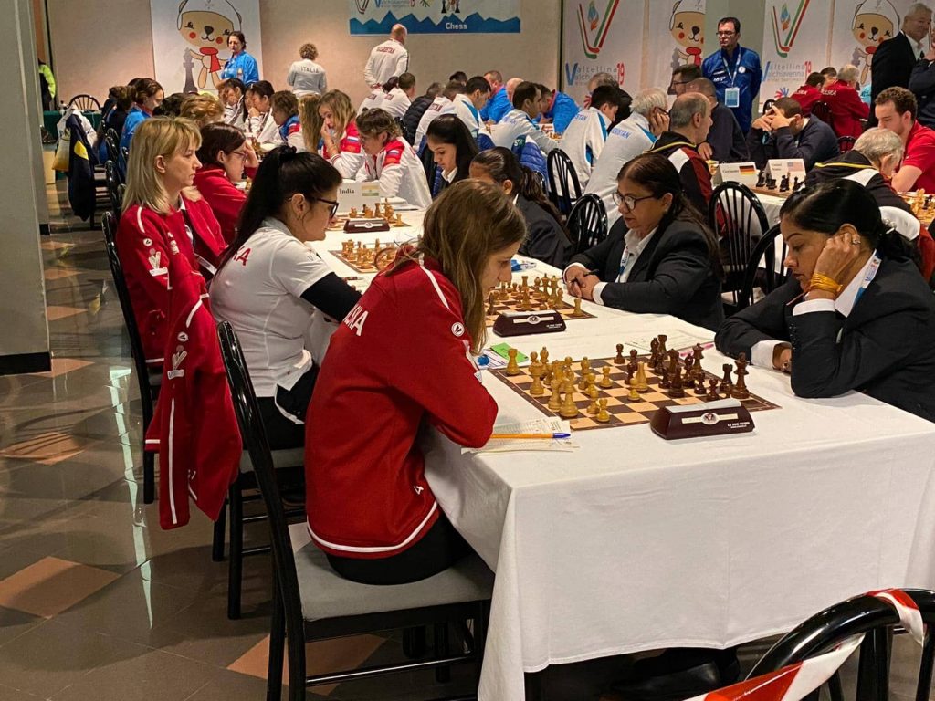 2019 年才納入義大利瓦爾泰莉納（Valtellina）冬季聽奧會的西洋棋。圖片來源：ICCD