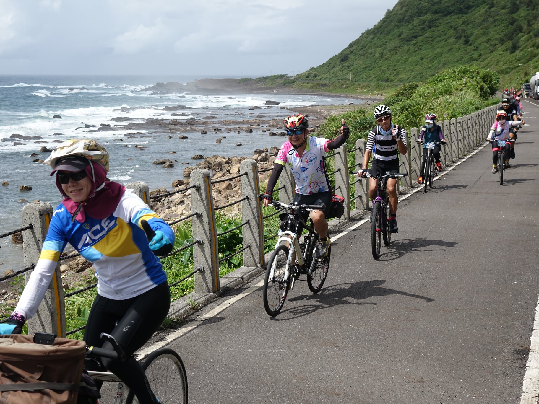 東北角壯闊山海景觀(圖片中華民國自行車騎士協會)