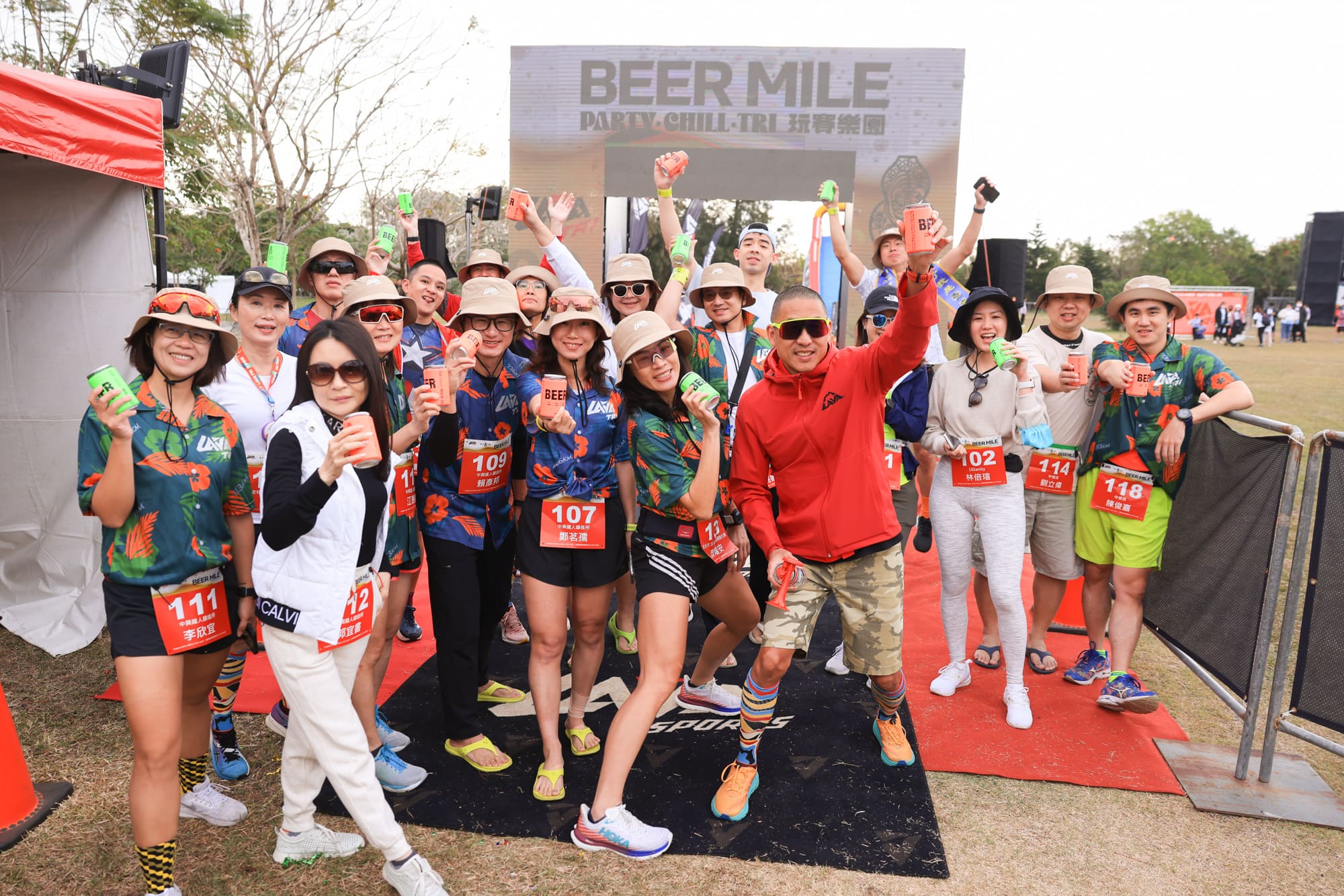 「2023 LAVA TRI 玩賽樂園- 臺虎精釀 Beer Mile 啤酒路跑」歡樂開喝！