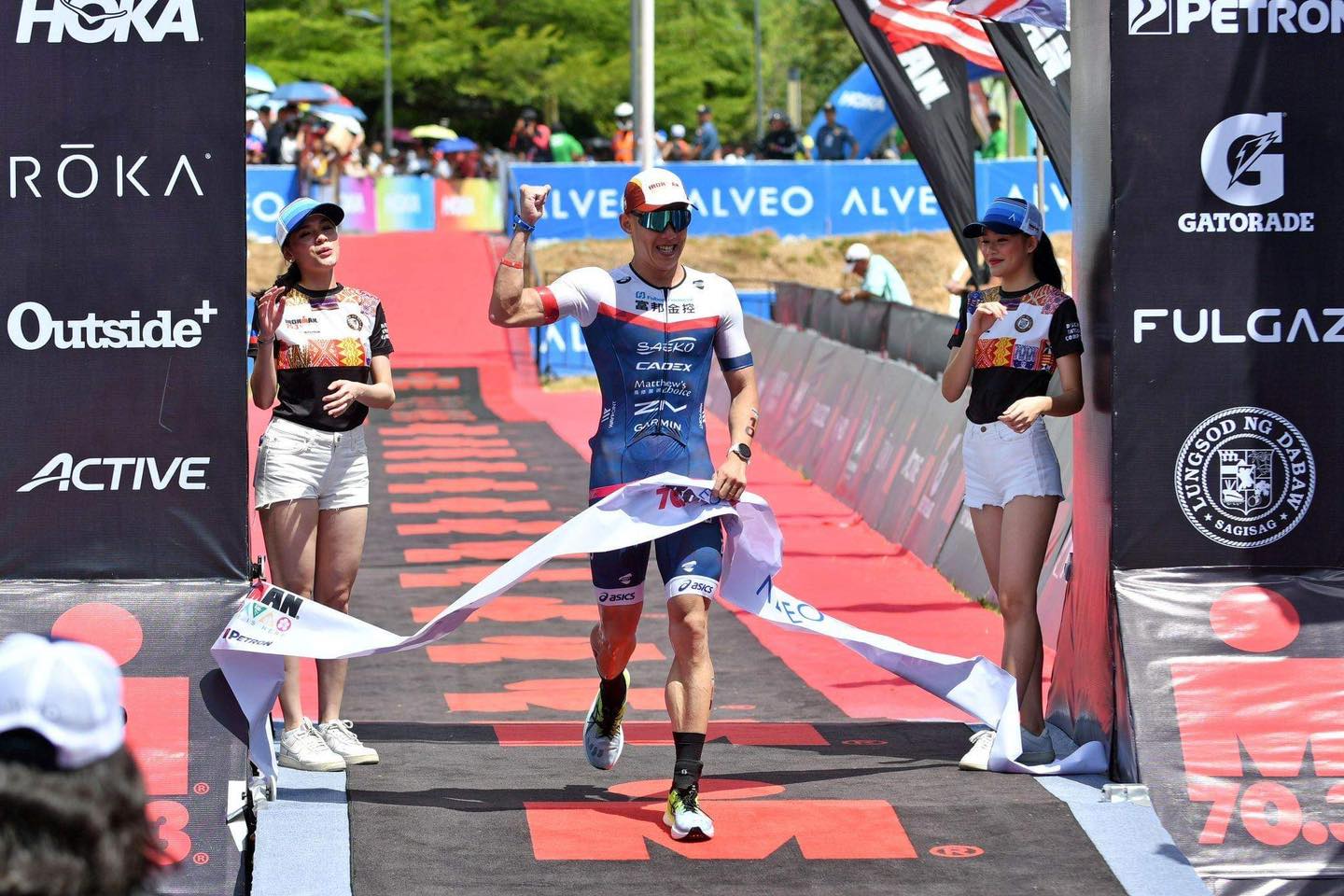 台灣選手張團畯在IRONMAN 70.3 Davao半馬跑出 1 小時 22 分 49 秒，總成績 3 小時 57 分 13 秒，獲得職業組總排第三