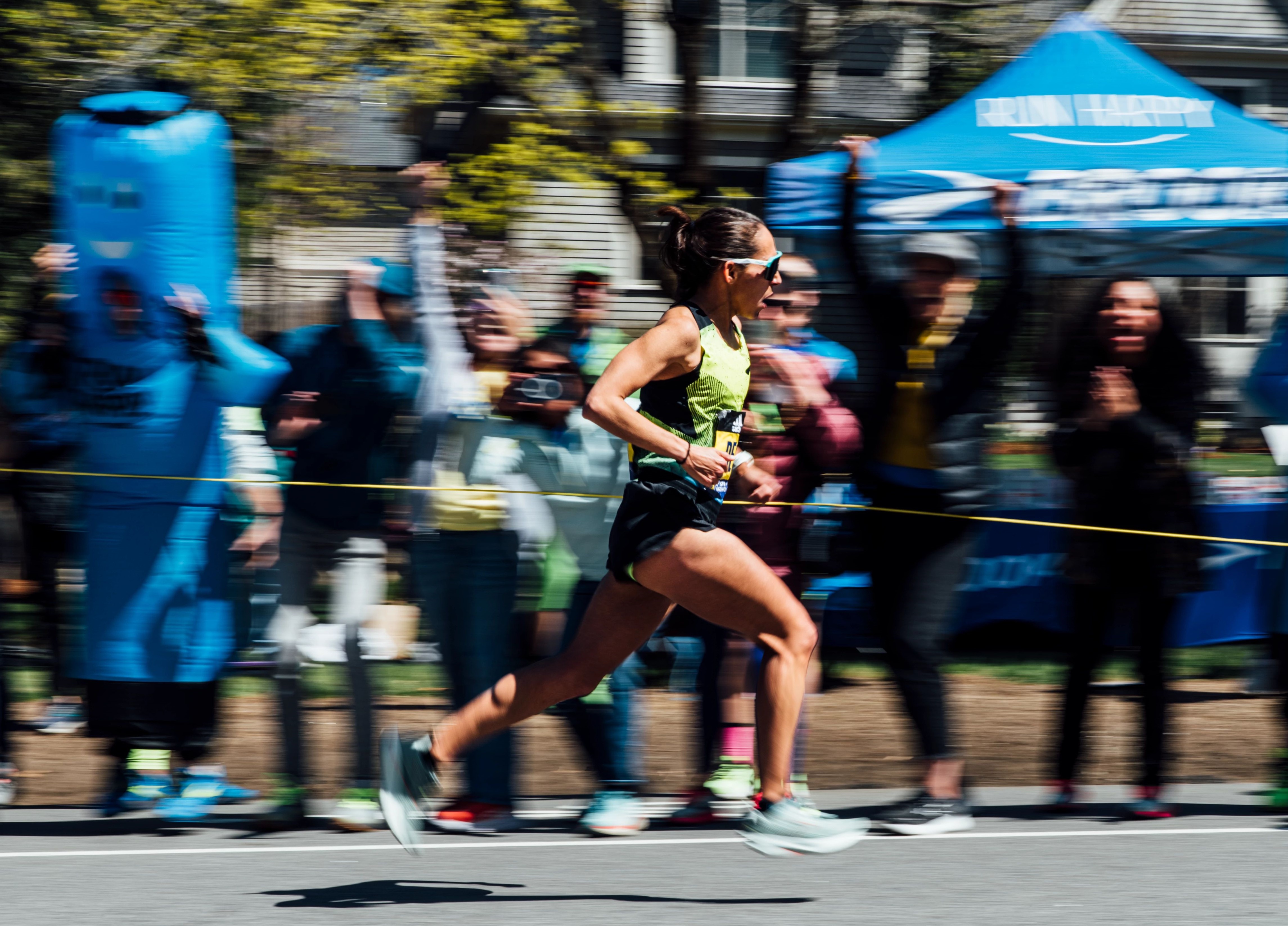 2022年經過位於Wellesley的BROOKS 波馬加油團的Desiree Linden，今年她將再度出賽，向冠軍邁步