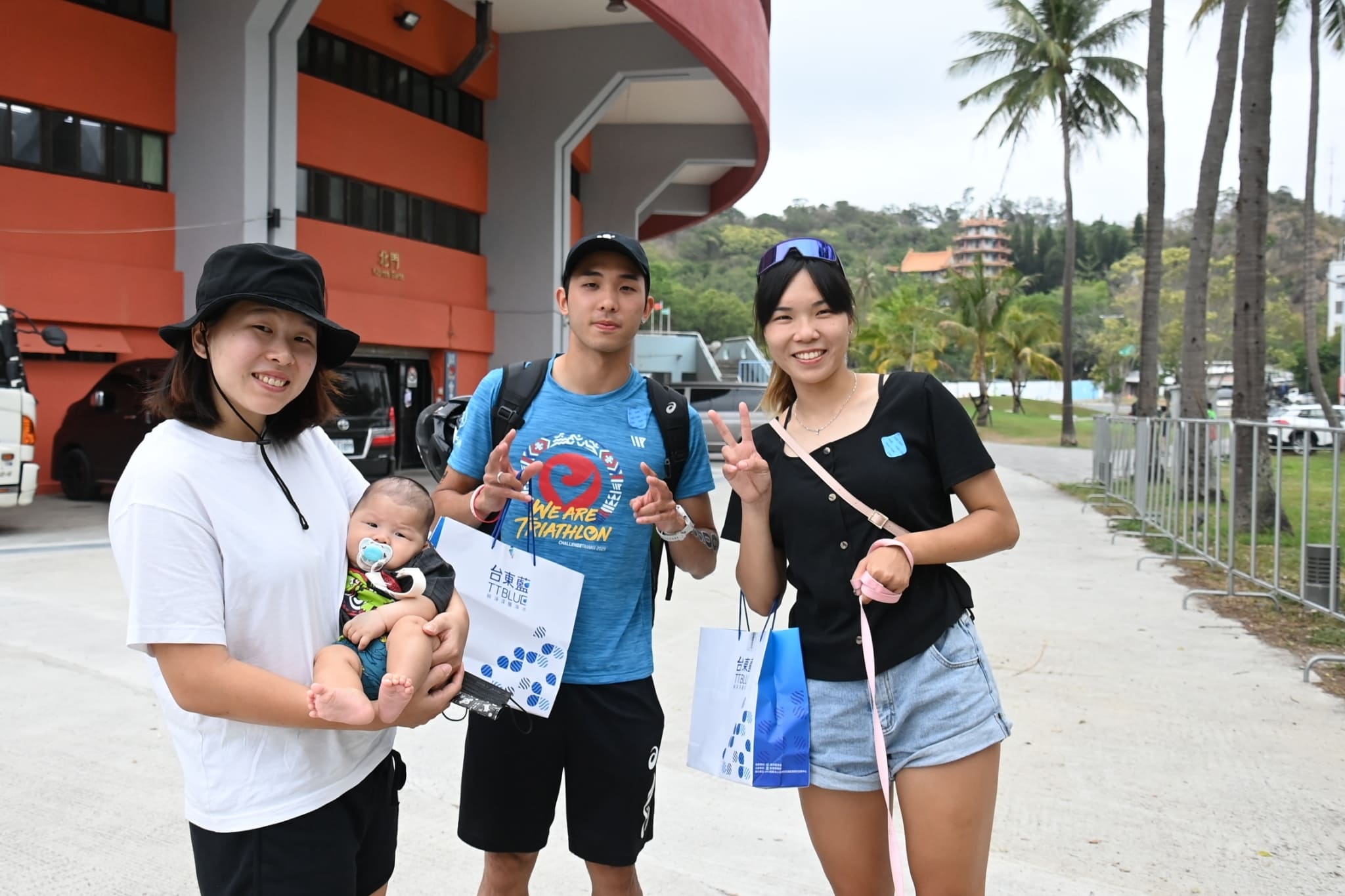 2023 CHALLENGE TAIWAN頒獎典禮_51.5km（左起）張嘉家、張家豪、張婷婷。照片提供CHALLENGE TAIWAN