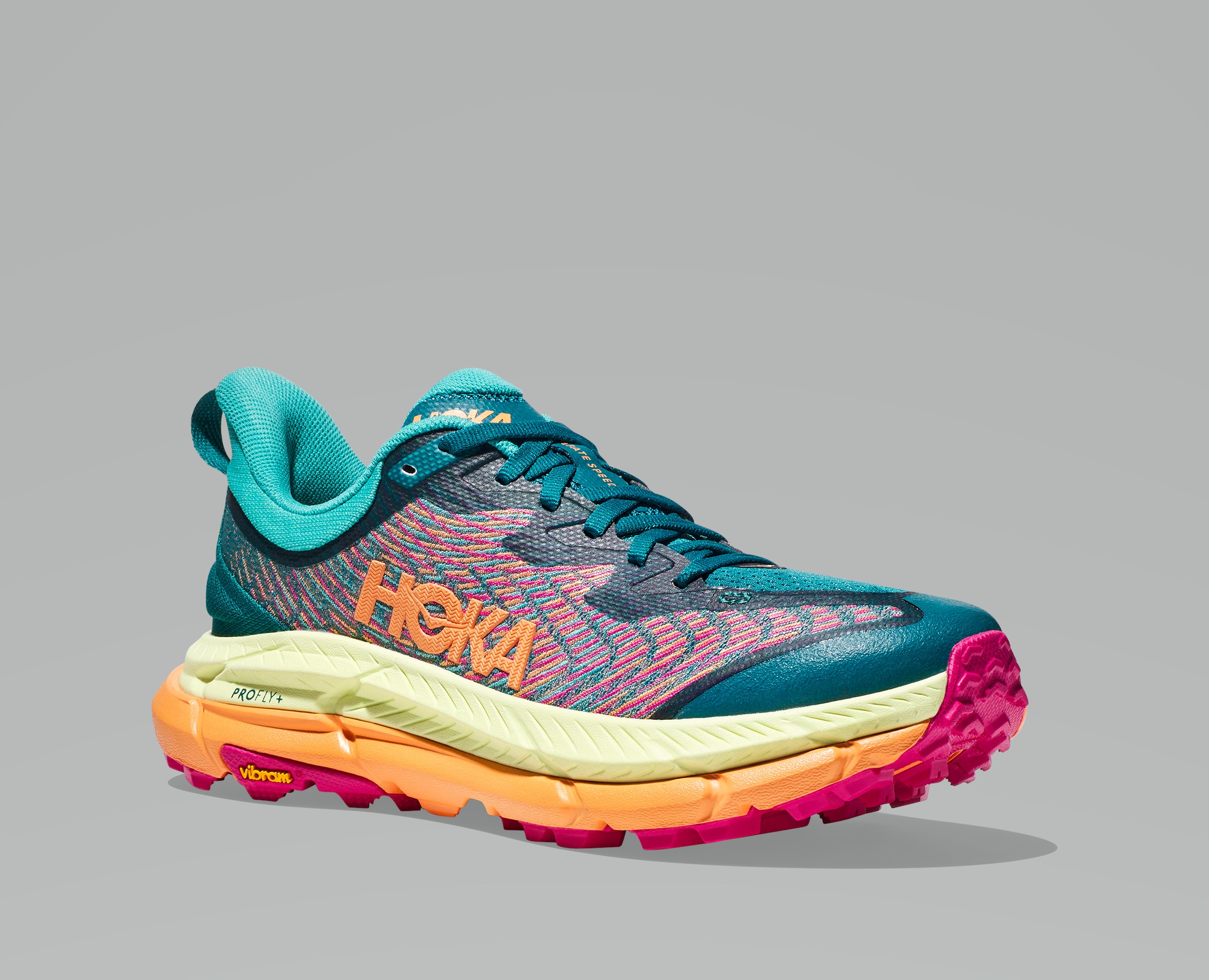 ▲ HOKA MAFATE SPEED 4男女同色湖水綠/墨青，定價 NT$ 5,480 元，已於指定通路上市