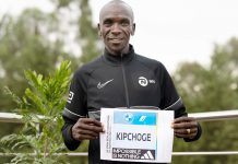 不是紐約馬 基普喬格將重返柏林馬拉松 照片來源:Eliud Kipchoge